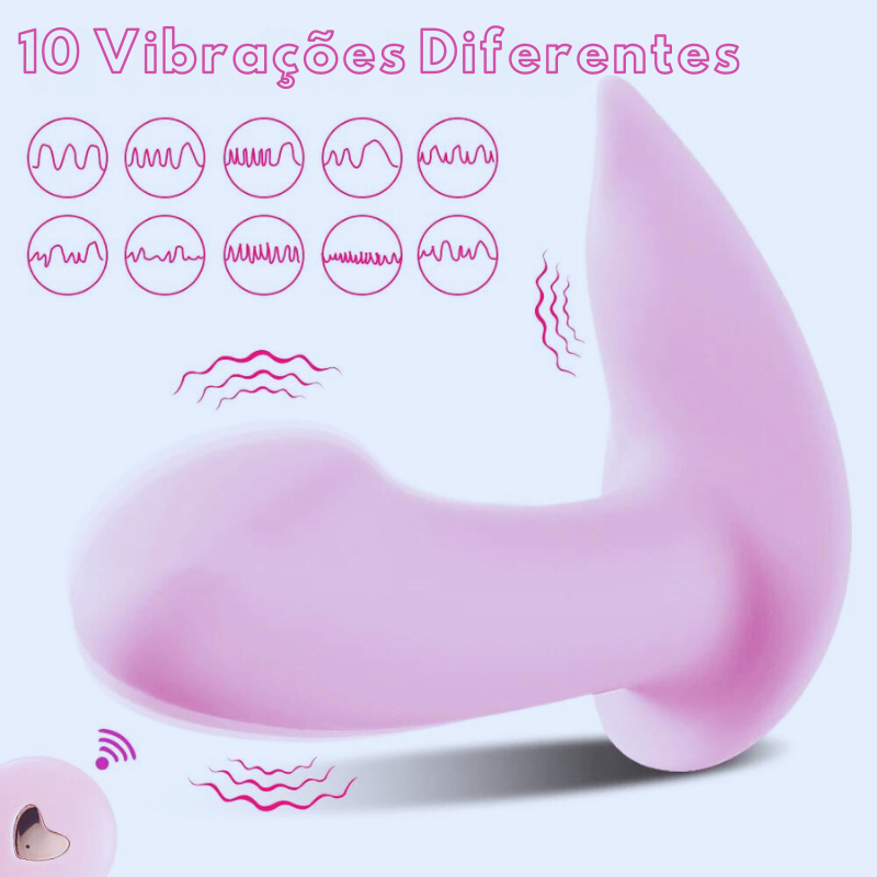Vibrador Sem Fio Ponto G Sem Vestígios Com 10 Vibrações