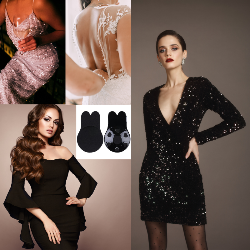 Sutiãs Invisíveis Autocolante Sem Alças e Sem Costas