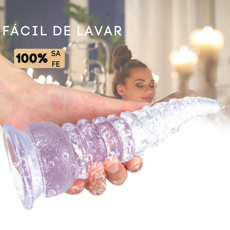 Massageador Plug Tentáculo Delícia XXL