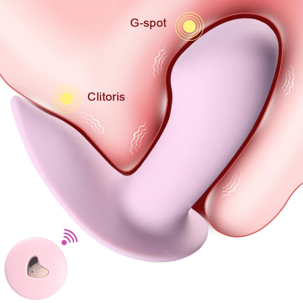 Vibrador Sem Fio Ponto G Sem Vestígios Com 10 Vibrações