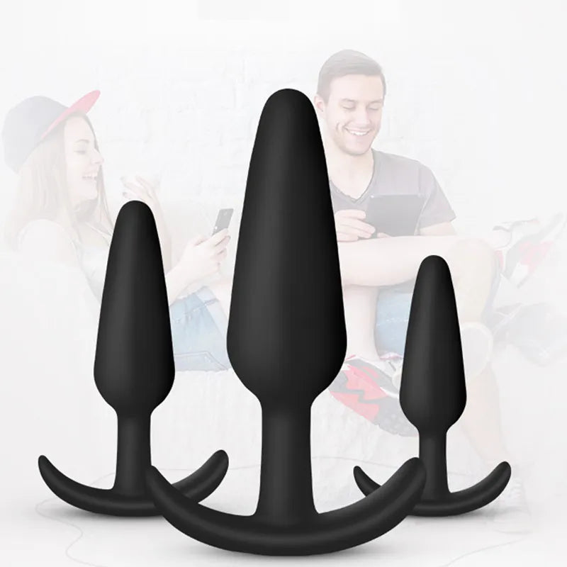 Plug Massageador Anal em Silicone