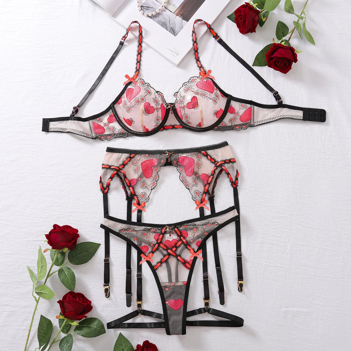 Conjunto Lingerie Delírio Floral