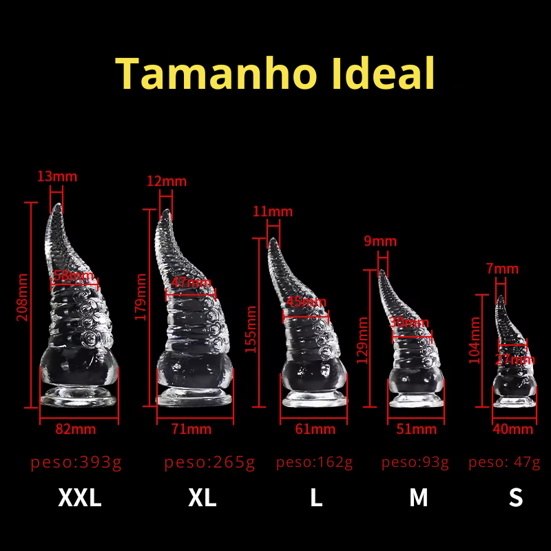 Massageador Plug Doce Tentáculo