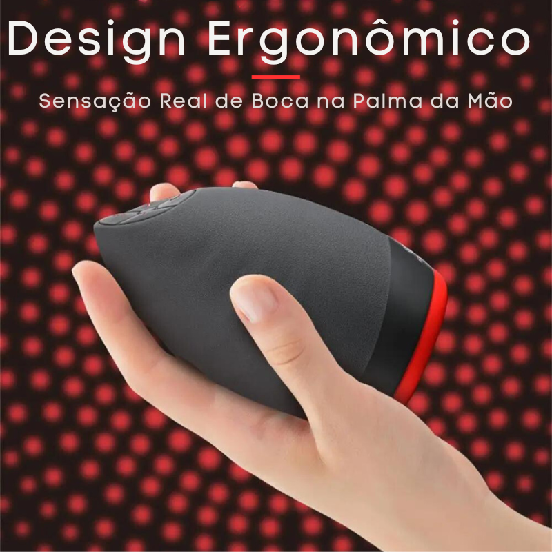 Masturbador Masculino Oral Sensação de Pele Controle de Temperatura