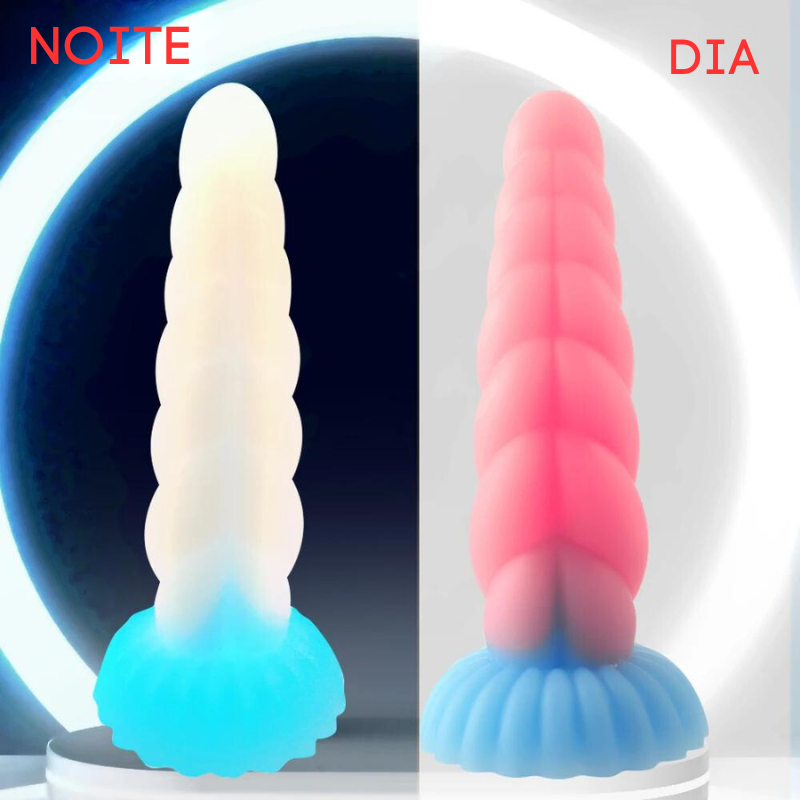 Masturbador Feminino Dildo de Silicone Macio Com Ventosa