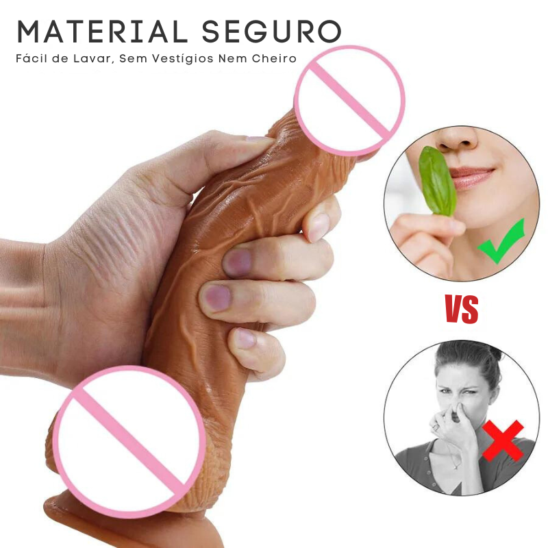 Masturbador Dildo Ultra Realista Sensação de Pele