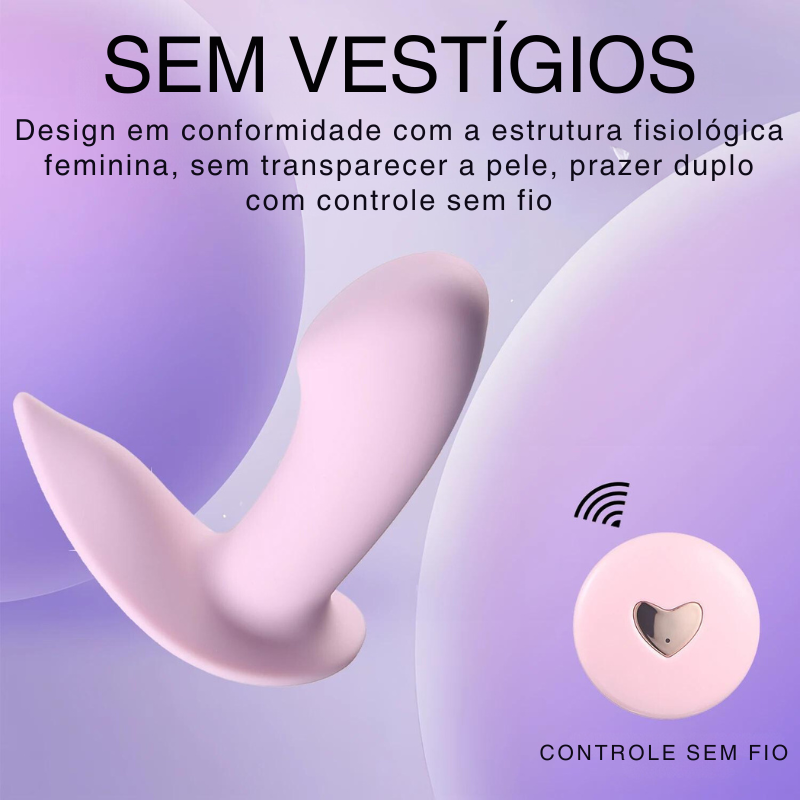Vibrador Sem Fio Ponto G Sem Vestígios Com 10 Vibrações