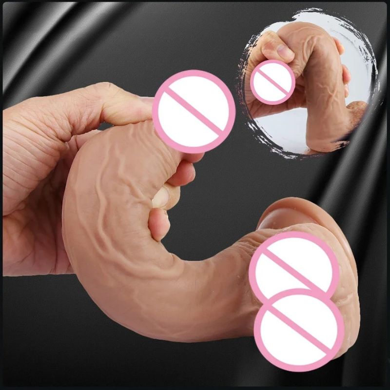 Massageador Dildo Realista Hieha