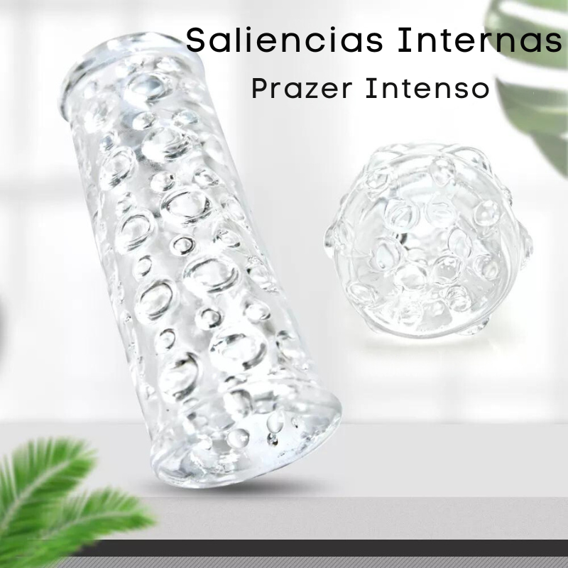 Masturbador Masculino de Silicone Massagem Com Prazer Intenso