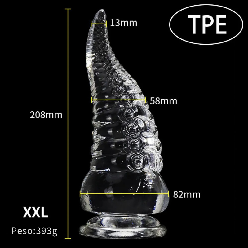 Massageador Plug Doce Tentáculo